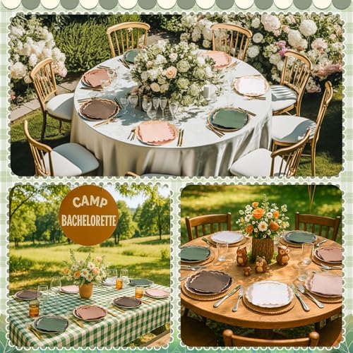 Zhehao 150 Pcs Woodland Paper Plates Napkins Serves 50 - Image 2