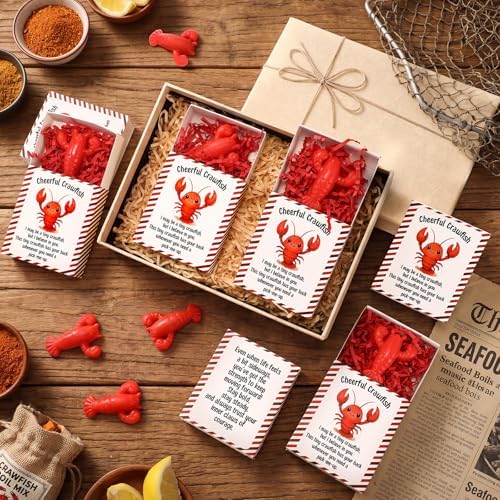 24 Sets Crawfish Positive Gifts Crawfish Boil Party Favors with Boxes - Image 5