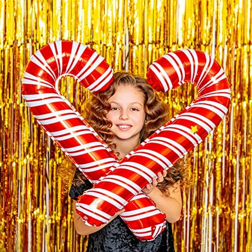20 Pack Gold Fringe Curtain Backdrop Tinsel Streamers Birthday Party Decorations Christmas Photo Booth Backdrop Halloween New Year Graduation Baby Shower Theme Party Decorations - Image 4