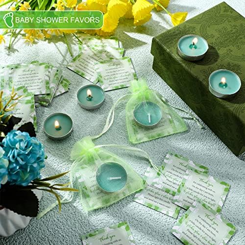 Geosar 50 Sets Baby Shower Party Favors,Green - Image 6