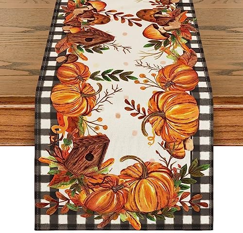 Artoid Mode 210 GSM Fall Table Runner Home Party Decor 13x48 Inch by ArtoidMode