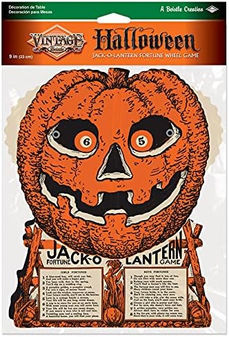 Beistle Halloween Fortune Wheel Game, 9-Inch by 7-1/2-Inch, Multi-Colored - Image 2