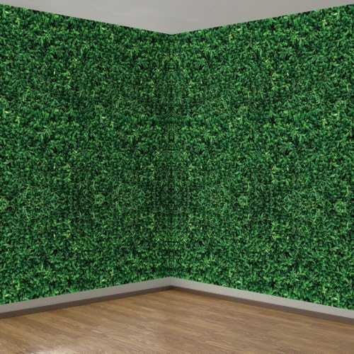 Tatuo 3 Pcs 9 x 4.5 Ft Green Leaves Photography Backdrop Grass Tablecloth by Tatuo