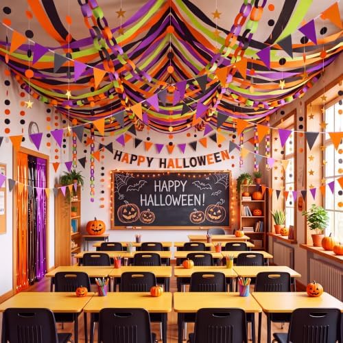 Yoonotee Halloween Party Decoration 574 ft Crepe Streamers for Party Decor - Image 5