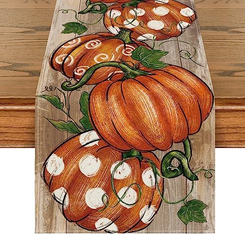 Artoid Mode 210 GSM Fall Table Runner Home Party Decor 13x72 Inch by ArtoidMode