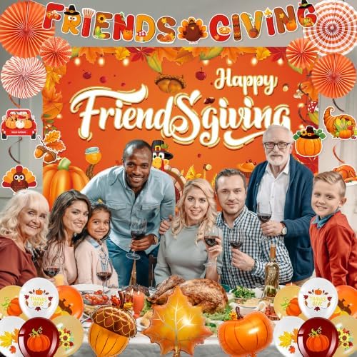 Trgowaul Friendsgiving Day Party Decorations, Autumn Birthday Kit - Image 5