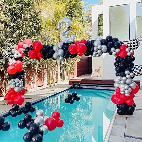 Voircoloria 105pcs Black Party Latex Balloons, 12inch - Image 6