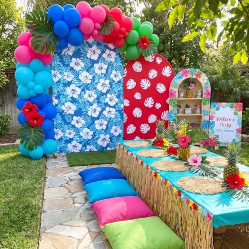 2 Set 6ft 7.2 ft Hawaiian Arch Backdrop Covers - Image 5