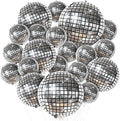 KatchOn, Silver Disco Ball Balloons - 32 Inch, Pack of 20 by KatchOn