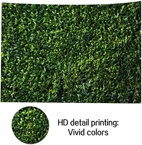 Nature Spring 3D Green Leaves Theme Photo Background Wedding Birthday Party Newborn Baby Shower Photography Backdrops Zoo Decor Shoot Props Bannner (8x6 FT) - Image 2