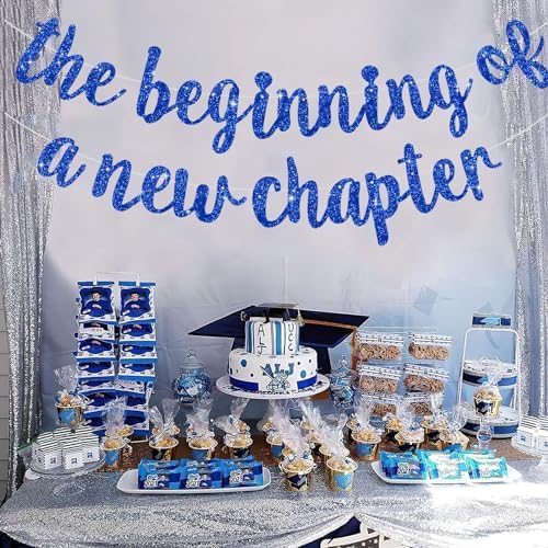 BEISHIDA Blue Pre-Strung Glitter The Beginning of A New Chapter Banner - Image 5