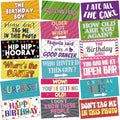 Beeveer 24 Designs Funny Birthday Photo Booth Props Double Sided Signs by Beeveer