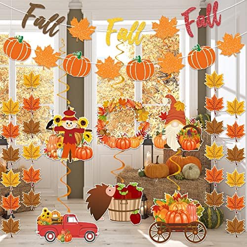 Fall Party Decorations Supplies - NO DIY,Fall Decorations for Home Office - Image 6