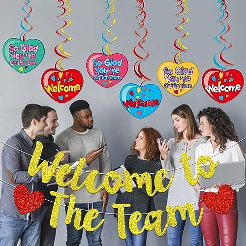 Welcome To The Team Banner Welcome Decorations Welcome Banner for Office - Image 3