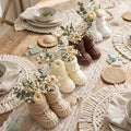 Tranqun 4 Sets Baby Booties Centerpiece No Floral DIY,Classic,Brown by Tranqun