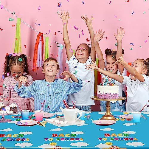 2Pcs Back to School Tablecloth, Plastic 108 x 54 In Tablecover for Students - Image 7