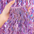 4 Pack Pink Tinsel Curtain Party Backdrop - CYLMFC 3.3 ft x 6.6 ft Sparkle Wavy Foil Fringe Backdrop Curtain for Party Decorations Girls Birthday Bachelorette Party Decor Supplies Photobooth Props by CYLMFC