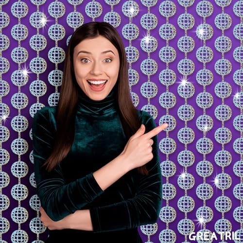 Disco Dancing Ball Shaped Party Backdrop - 3.2ft x 6.5ft - 2 Packs - Image 6