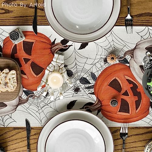 Artoid Mode 210 GSM Halloween Table Runner Home Party Decor 13x72 Inch - Image 3