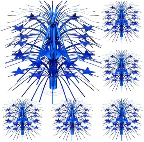 6 Pcs Star Centerpiece, Blue by Memorywuu