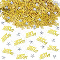 Gold Birthday Confetti Star Shape Table Scatters Confetti for Birthday Decorations Party Sets by Unknown