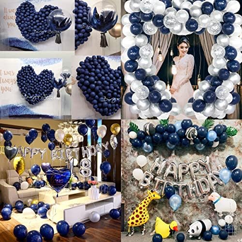 400 Pack 5 Inch Navy Blue Latex Balloons Helium Balloons Party Balloons Decorations Supplies - Image 6
