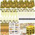 PLOUGVI 232PCS Construction Birthday Party Supplies Decorations Favors, Construction Theme Toys for Goodie Bag Stuffer, Pinata Filler Gifts by Unknown