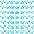 AUEAR, 50 Pack Sheer Mesh Wire Glitter Butterfly Decoration with Gem for Wedding Home Party Wall Decorations (Blue) by AUEAR