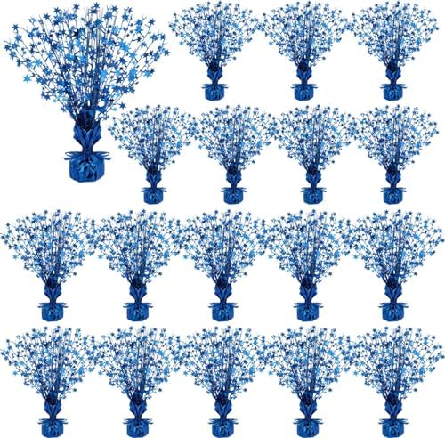 Crowye 18 Pcs Blue Foil Spray Centerpiece Table Decoration for Halloween by Crowye