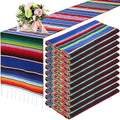 Tegeme 12 Pcs Mexican Table Runners 14 x 84 Inch Cotton,Elegant Style by Tegeme