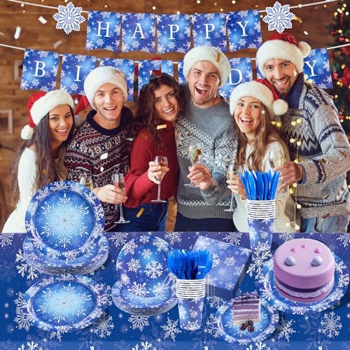 182 Pieces Frozen Birthday Party Supplies Serve 30 - Image 5