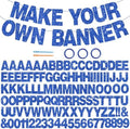 BEISHIDA Glitter Blue 116 PCS A-Z DIY Letter Custom Banner Party Decor by Beishida