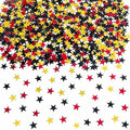 Beer Festival Confetti Black Gold Red Stars Shape Table Scatters Confetti for Star Party Wedding Decorations Party Sets by Unknown