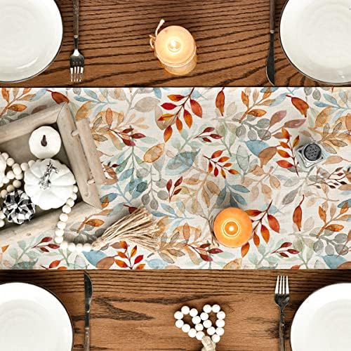 Artoid Mode 210 GSM Fall Table Runner Home Party Decor 13x108 Inch - Image 4