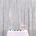 Poise3EHome Silver Sequin Backdrop, 20Ft x 10Ft Glitter Photography Background Curtains for Party Baby Shower Wedding Birthday Christmas Thanksgiving Halloween Decoration by Poise3EHome