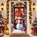Christmas Door Cover Decorations Banner for Front Door Reindeer and Santa by Unknown