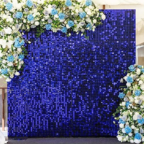 COKAOBE LiteGrid Series Shimmer Wall Backdrop - 24Pcs Blue - Image 6