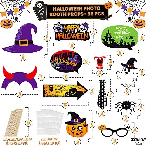 KatchOn Halloween Photo Booth Props, Pack of 56 - Image 2
