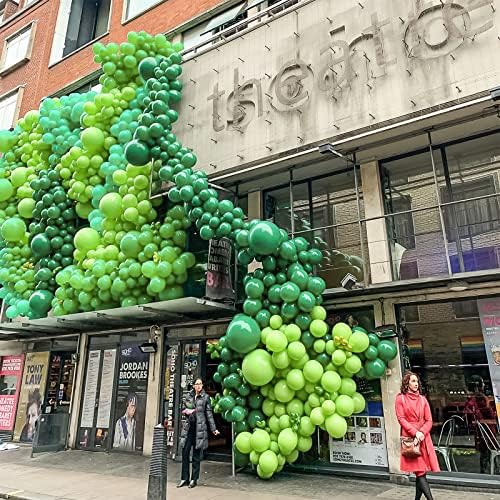 PartyWoo Pearl Emerald Balloons 50pcs Hunter Forest Green Color 12 Inch - Image 3