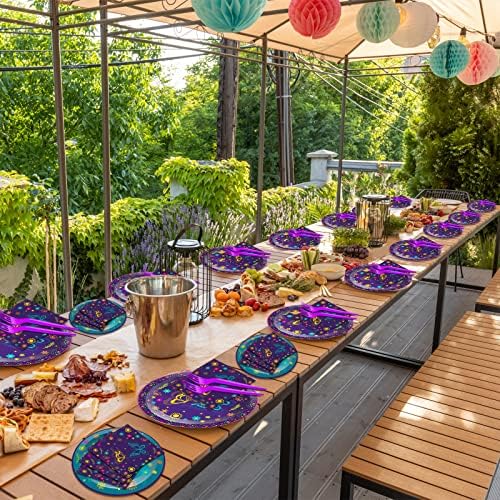 gisgfim 50 Guests Magic Movie Birthday Party Supplies Set Magic Movie Party Decoration Magic Movie Party Tableware Paper Plates Napkins for Boy Girl Birthday 200 PCS - Image 5