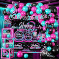 Cocomigo 303pcs Music Birthday Decorations, All-in-One Set Serves 25 by cocomigoPartyHome