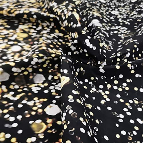 Black and Gold Backdrop Gold Spots Backdrop Vinyl Photography Backdrop Vintage Background for Family Birthday Party Newborn Studio Props 11547(8x8FT) - Image 4