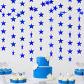 Blue Shining Star Hanging Garland Blue Hanging Sparkling Star Streamer Glitter Bunting Banner Twinkle Backdrop for Wedding Baby Shower Birthday Christmas Decorations 40 Feet by Eeatour