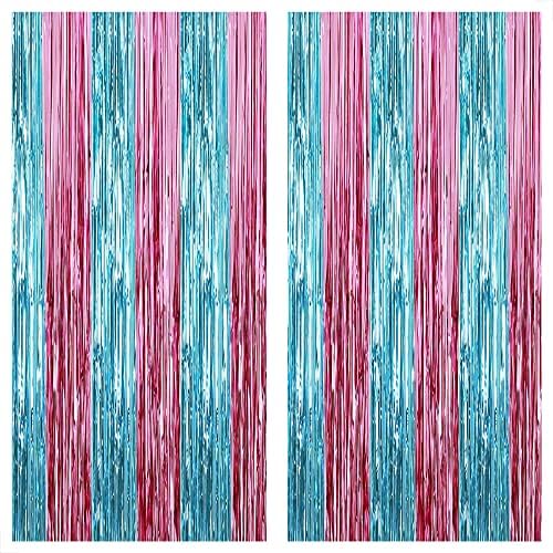 KatchOn XtraLarge Pink and Blue Streamers - 3.2 x 8 Ft, Pack of 2 by KatchOn
