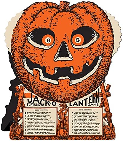 Beistle Halloween Fortune Wheel Game, 9-Inch by 7-1/2-Inch, Multi-Colored by Beistle