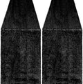 2 Packs 12 x 72 inches Sequin Table Runner, Black Glitter Table Runner for Birthday Party Supplies Wedding Engagement Baby Shower Holiday Celebration Event Decorations by Yblut