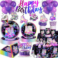 353pcs Yingoto Roller Skating Party Supplies Tableware Set, 50 Serves by Yingoto