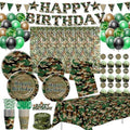 Srua Don Camouflage Army Birthday Party Decorations, Camo Hunting Serves 24 by Srua+Don