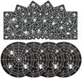 Halloween Plates and Napkins Set, 50-Piece Spider Web Party Set by Unknown