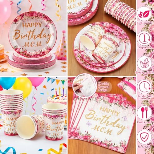168 Happy Birthday Mom Party Decors Best Mom Ever Party Favors - Image 3